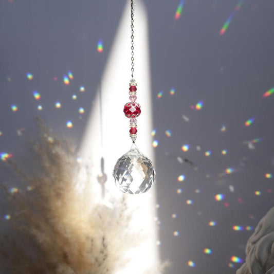Rainbow Crystal Chandelier for Home/Garden