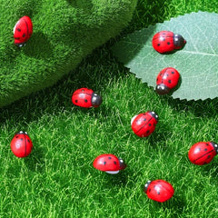 Set of 50 Cute Ladybug Ornaments for Charming Home Decor