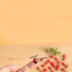 Set of 50 Cute Ladybug Ornaments for Charming Home Decor