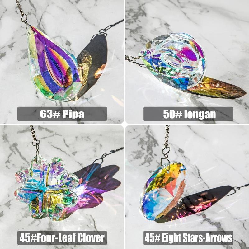 Rainbow Maker Glass Prism Suncatcher for Window Pendant Balcony Wedding