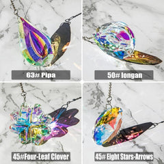 Rainbow Maker Glass Prism Suncatcher for Window Pendant Balcony Wedding