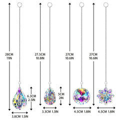 Rainbow Maker Glass Prism Suncatcher for Window Pendant Balcony Wedding