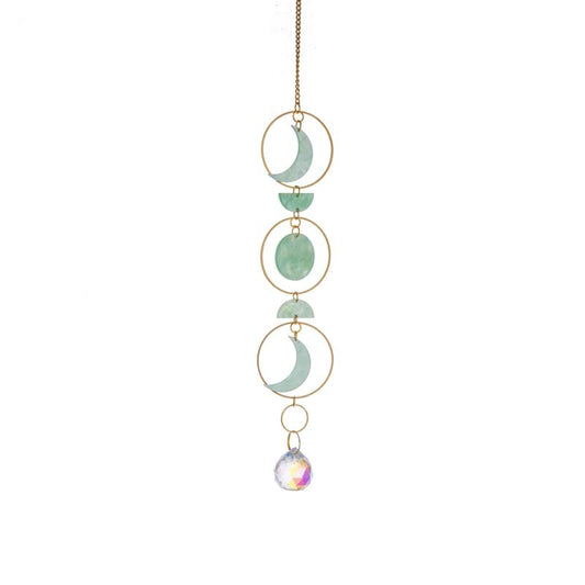 Shell Pattern Crystal Suncatcher for Window - Moon Decor Rainbow Maker