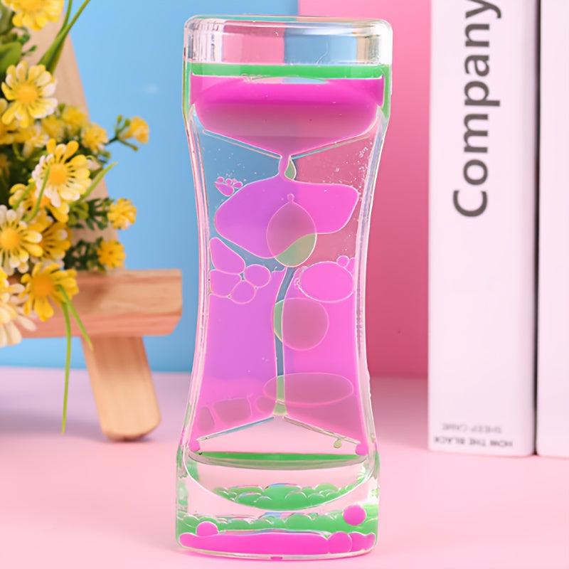 Creative Two Liquid Hourglass Timer Leak Acrylic Craft
