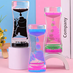 Creative Two Liquid Hourglass Timer Leak Acrylic Craft