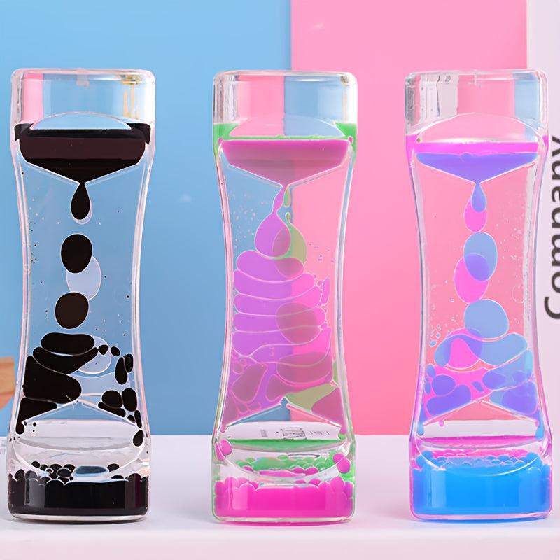 Creative Two Liquid Hourglass Timer Leak Acrylic Craft