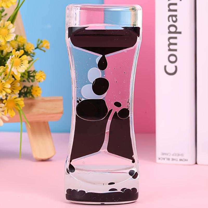Creative Two Liquid Hourglass Timer Leak Acrylic Craft