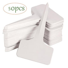 50pcs Plastic Plant Labels T-shaped Waterproof Tags