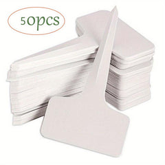 50pcs Plastic Plant Labels T-shaped Waterproof Tags