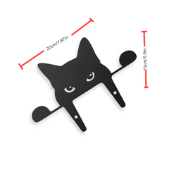 Cat Garden Decor Metal Home Courtyard Patio Lawn Art Decor