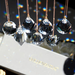 Crystal Suncatcher Hanging Ball Pendant Prism Rainbow Maker Window Decor