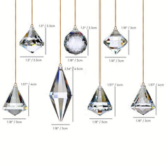 Crystal Suncatcher Hanging Ball Pendant Prism Rainbow Maker Window Decor