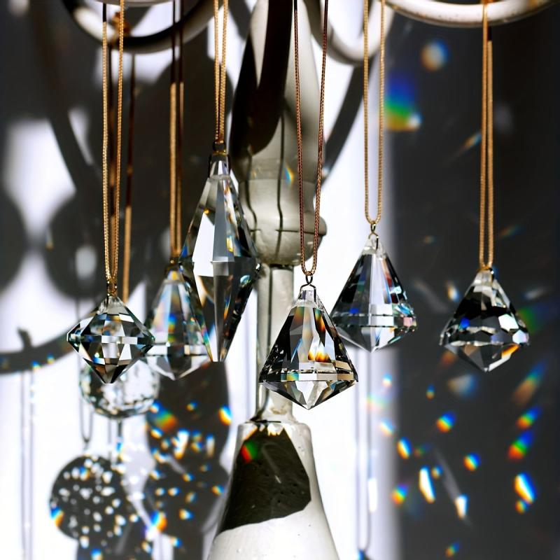 Crystal Suncatcher Hanging Ball Pendant Prism Rainbow Maker Window Decor