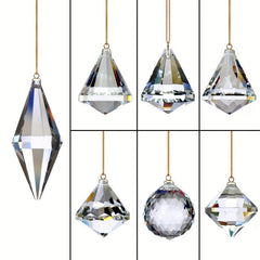 Crystal Suncatcher Hanging Ball Pendant Prism Rainbow Maker Window Decor