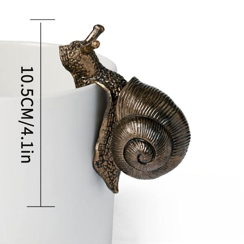 Handcrafted Snail Figure Plant Pot Hanger for Garden Decor