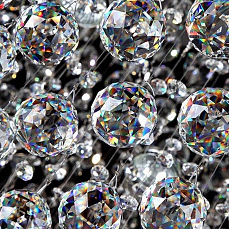 2pcs Clear Crystal Suncatcher 20mm Balls Chandelier Parts Prism Wedding Decor