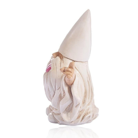 Dwarf in Robe Resin Ornament for Garden Decor