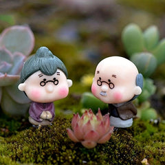 2pcs Fairy Garden Figurines for Magical Landscapes