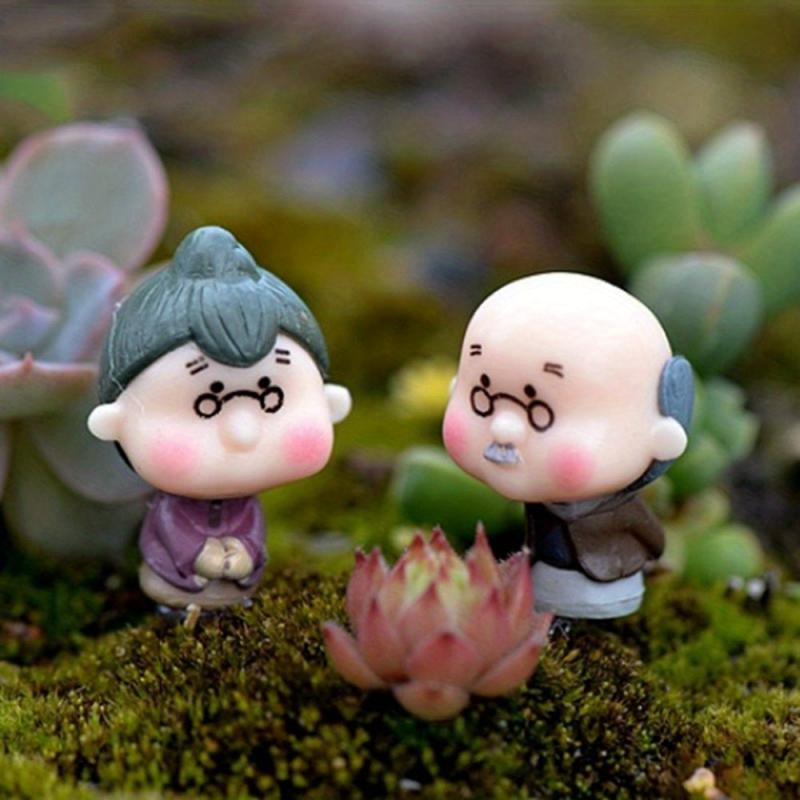 2pcs Fairy Garden Figurines for Magical Landscapes