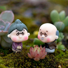 2pcs Fairy Garden Figurines for Magical Landscapes