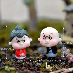 2pcs Fairy Garden Figurines for Magical Landscapes