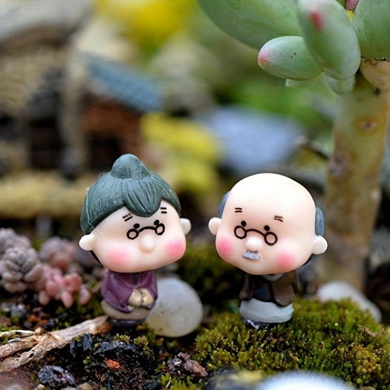 2pcs Fairy Garden Figurines for Magical Landscapes