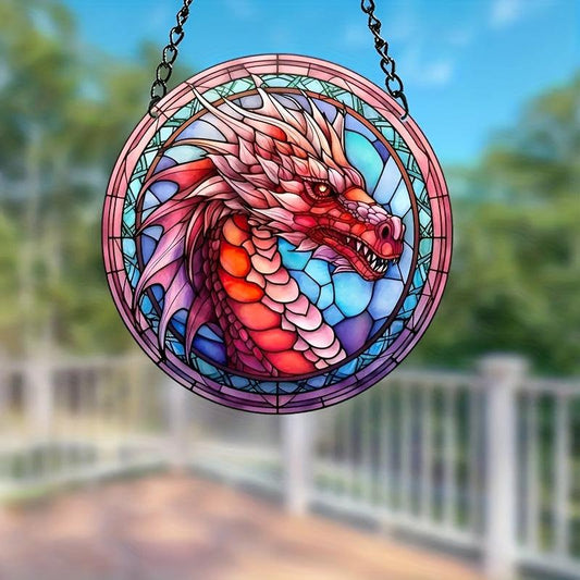 Acrylic Dragon Hanging Sun Catcher Window Pendant Rainbow Maker