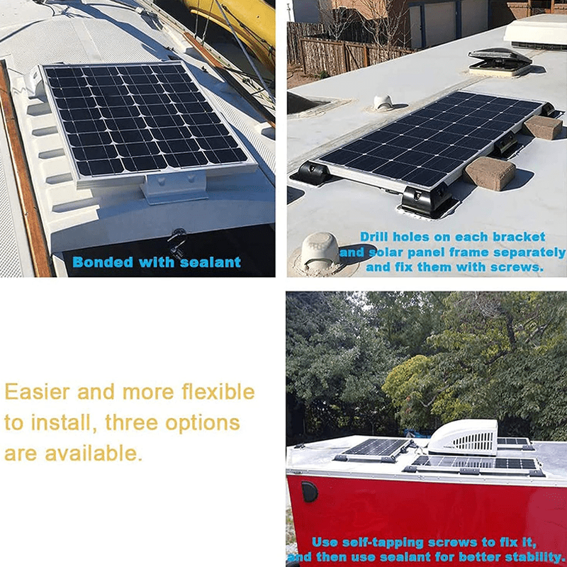 Adjustable Solar Panel Mounting Brackets Set
