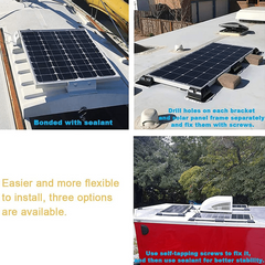 Adjustable Solar Panel Mounting Brackets Set