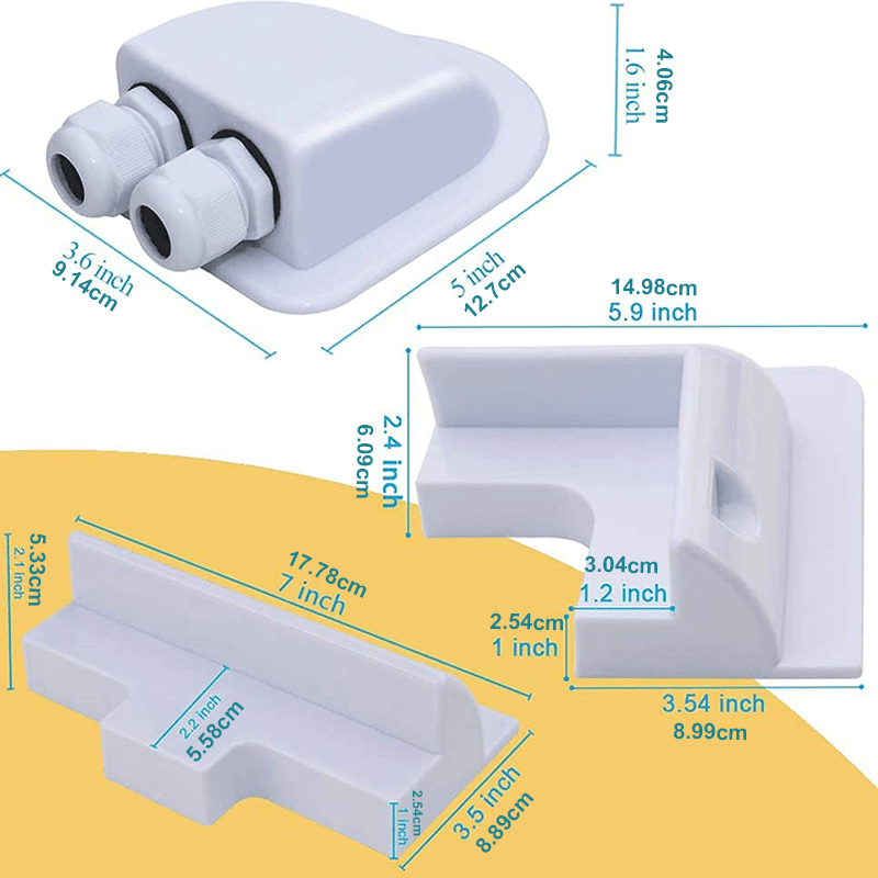 Adjustable Solar Panel Mounting Brackets Set