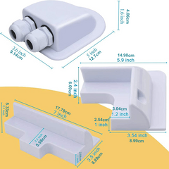 Adjustable Solar Panel Mounting Brackets Set