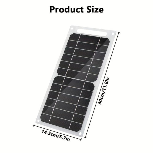 10W IP65 Waterproof Solar Power Charging Board USB Output 5V