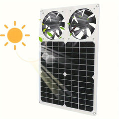 12W Solar Air Purification Exhaust Fan Kitchen Bathroom Universal