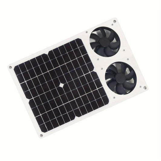 12W Solar Air Purification Exhaust Fan Kitchen Bathroom Universal