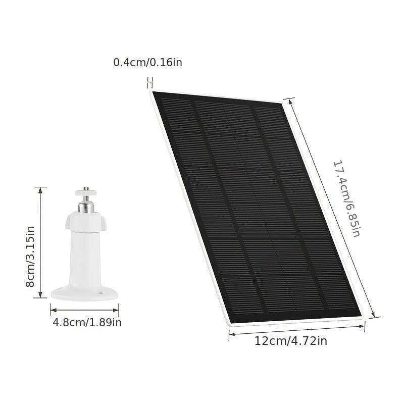 2 Packs 6V Solar Panel for Security Camera IP65 Waterproof