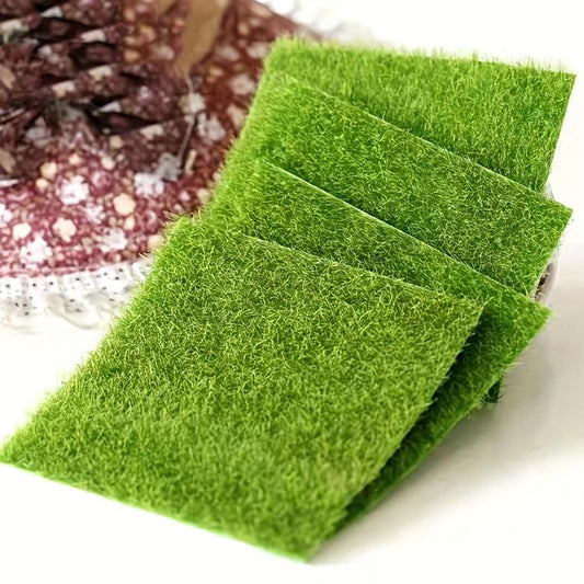 2pcs Artificial Turf Moss Micro Landscape Decoration Bonsai Accessories
