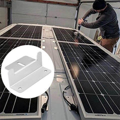 5 Sets Panel Mounting Brackets Lightweight Aluminum for RVs Boats Yachts