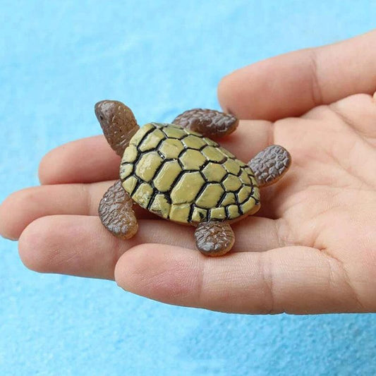 2pcs Artificial Turtle Decor Set