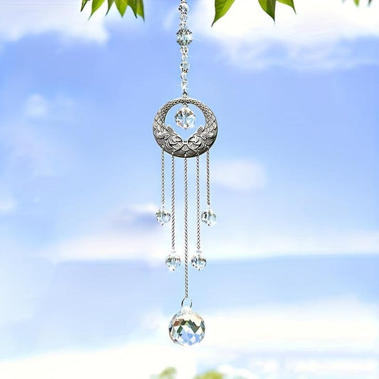 Crystal Wind Catcher Wind Chime Window Hanging Chandelier