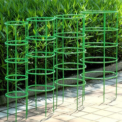 12pcs Plant Support Stakes Half Round Plant Cage Holder Flower Pot Climbing Trel