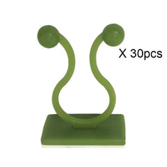 30pcs Self Adhesive Plant Climbing Wall Fasteners Hooks for Garden
