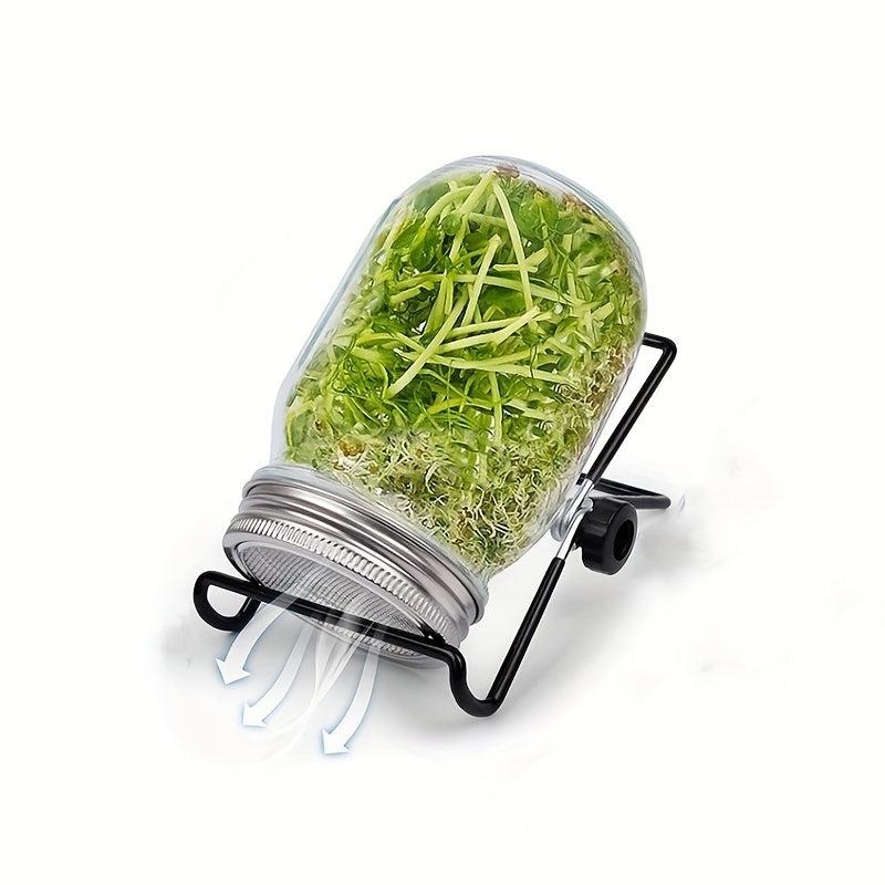 Stainless Steel Mesh Lid Sprouting Kit for Homegrown Sprouts