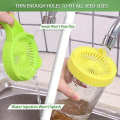 6pcs Sprouting Lids Set for Easy Sprout Growing
