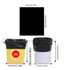 100pcs Large Garbage Bags Thickened Sanitation Commercial Kitchen