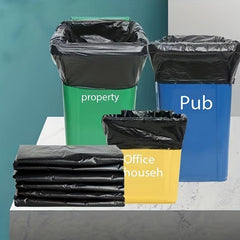 100pcs Large Garbage Bags Thickened Sanitation Commercial Kitchen