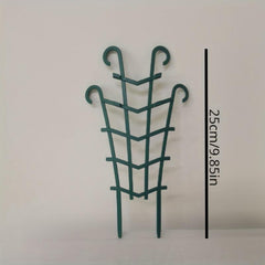 4pcs Mini Garden Trellis for Climbing Plants - Stackable Plant Support