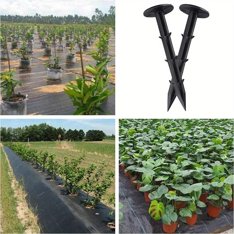 20pcs Landscape Plastic Stakes Ground Nail Yard Garden Stakes