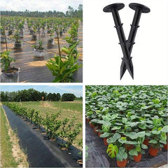 20pcs Landscape Plastic Stakes Ground Nail Yard Garden Stakes
