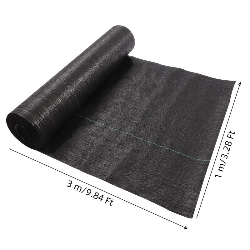 Heavy Duty Landscape & Weed Barrier Fabric 3'x9'