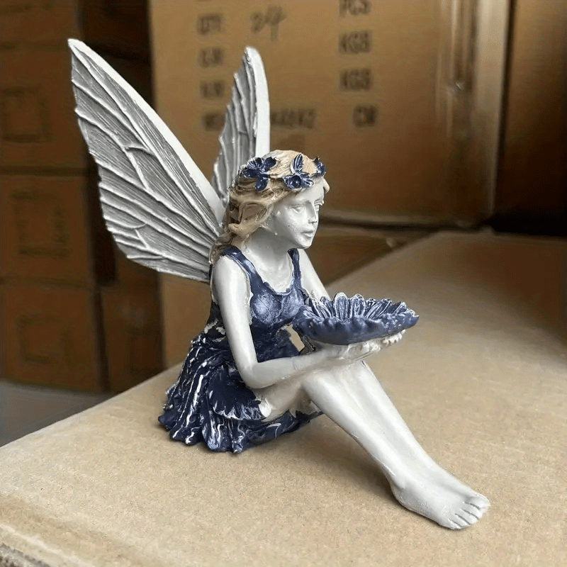Fairy Resin Statue For Outdoor Garden Decor